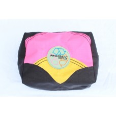 Accessoire tas zwart - roze - geel