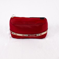 Mask Bag Dark Red with Pattern