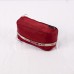 Mask Bag Dark Red with Pattern