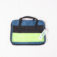 iPad Case  Blue - Green - Black with Zipper