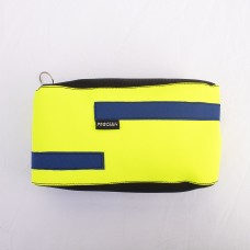 Mask Bag Yellow with Blue Stripes