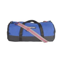Roundbag blue M with light red shoulderstrap