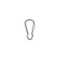 Carabiner with screw 6 cm