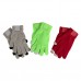 Knitted innergloves with touchscreen fingers - red