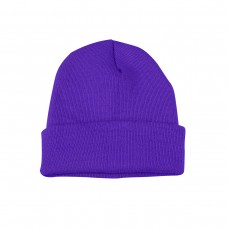 Knitted hat - purple