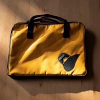Ipad bag yellow