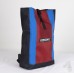 Laptop tas XL zwart-rood-blauw