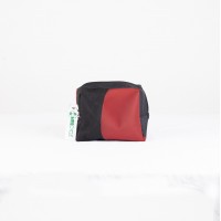 Accessoire tas zwart-rood