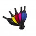 Maskstrap S with velcro blue, red, yellow, pink, black