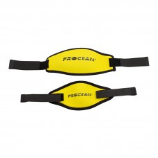 Maskstrap with velcro yellow