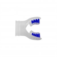 Mouthpiece silicon blue/transparant
