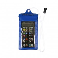 Waterproof phone cover blue