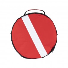 Regulator bag round with diveflag