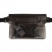 Drybag waist pouch transparant black