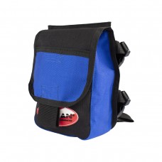 Legpocket with straps blue