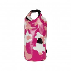 Droogtas 10 liter camouflage pink