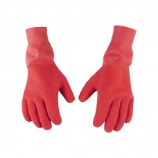 Trockenhandschuhe mit Manchette rot