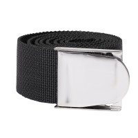 Weight belt strap black including buckle