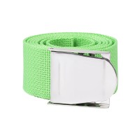 Weight belt strap green including buckle