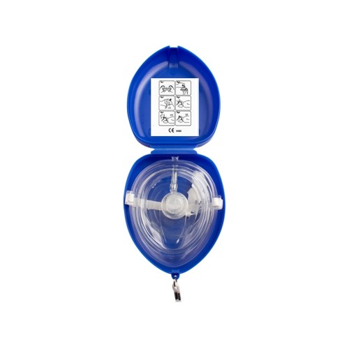CPR reanimatie masker - blauw