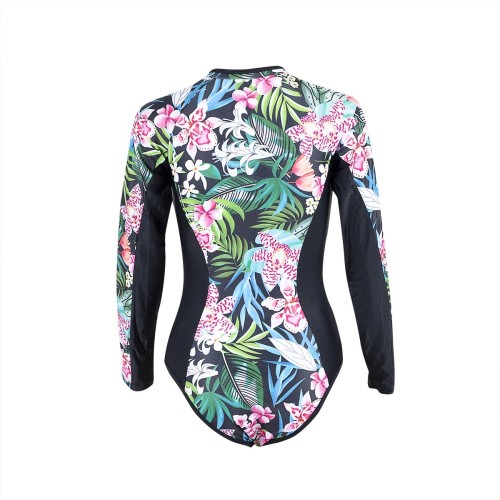 Lycra dames zwempak - tropical