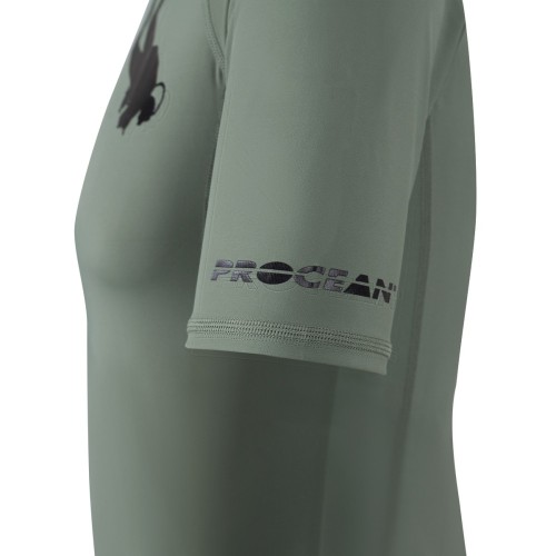 Lycra heren diver - groen maatS