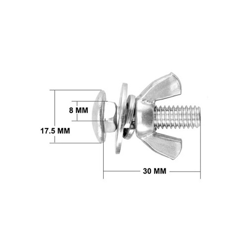 Bouten voor backplate