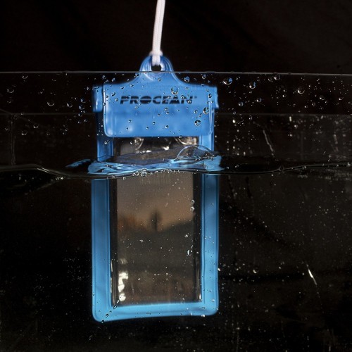 Waterdichte telefoonhoes - geel