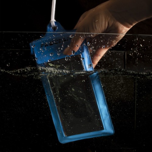 Waterdichte telefoonhoes - geel