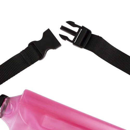 Droog heuptas transparant - roze