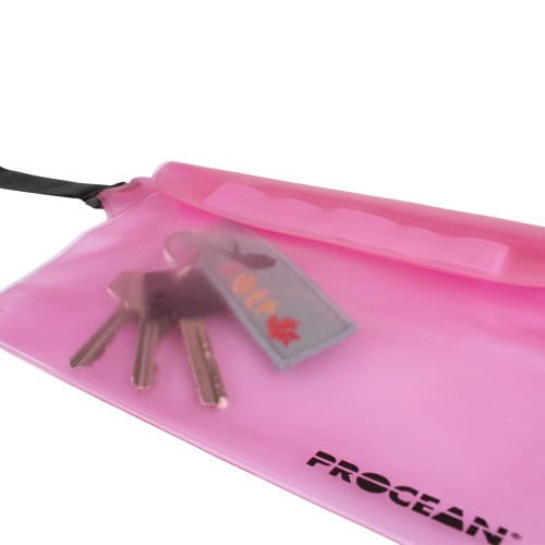 Droog heuptas transparant - roze
