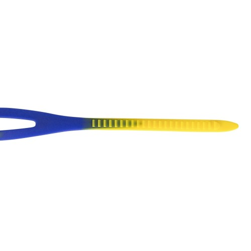 Maskerband zwembril - geel/blauw