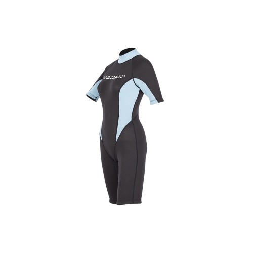 Shorty dames - zwart/blauw