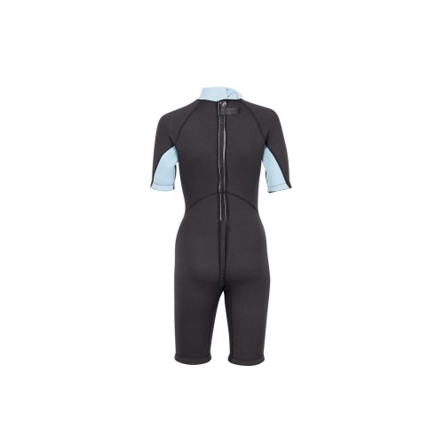 Shorty dames - zwart/blauw