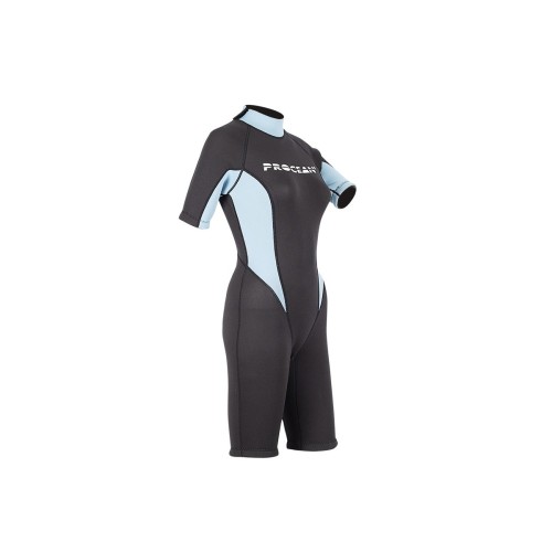 Shorty dames - zwart/blauw