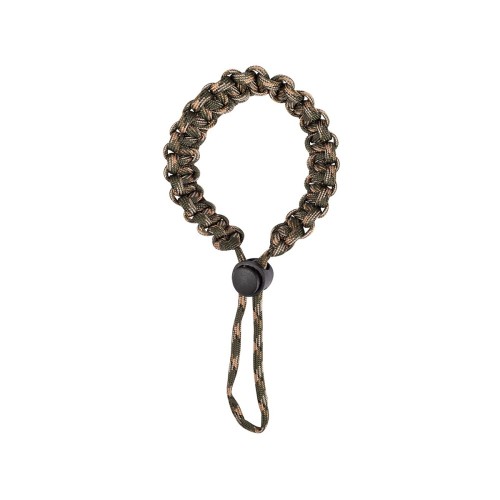 Lanyard curly - groen gemeleerd