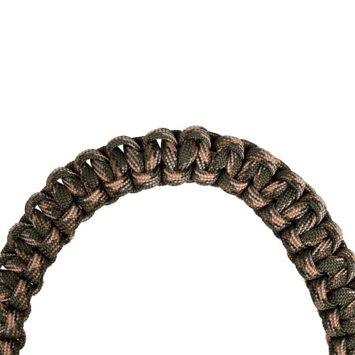 Lanyard curly - groen gemeleerd