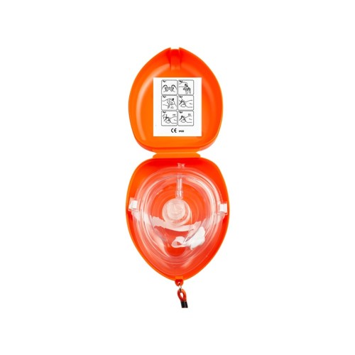 CPR reanimatie masker - oranje