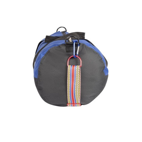 Weekend tas - Rood/Blauw/Gele schouderband