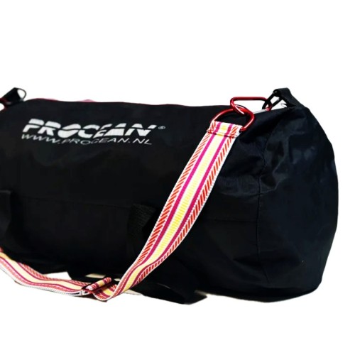 Weekend tas - Zwart/Roze medium 