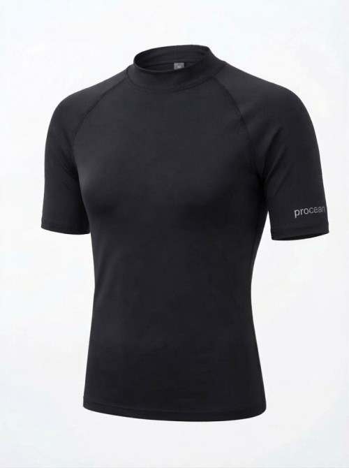 Lycra shirt mannen zwart