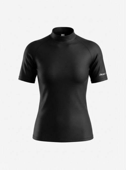 Lycra shirt vrouwen zwart