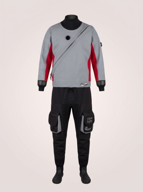 Cave X light Maat L Grijs-rood