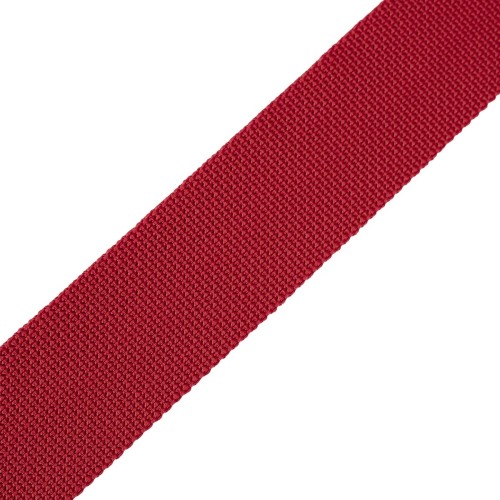 Loodgordel band - rood / per meter